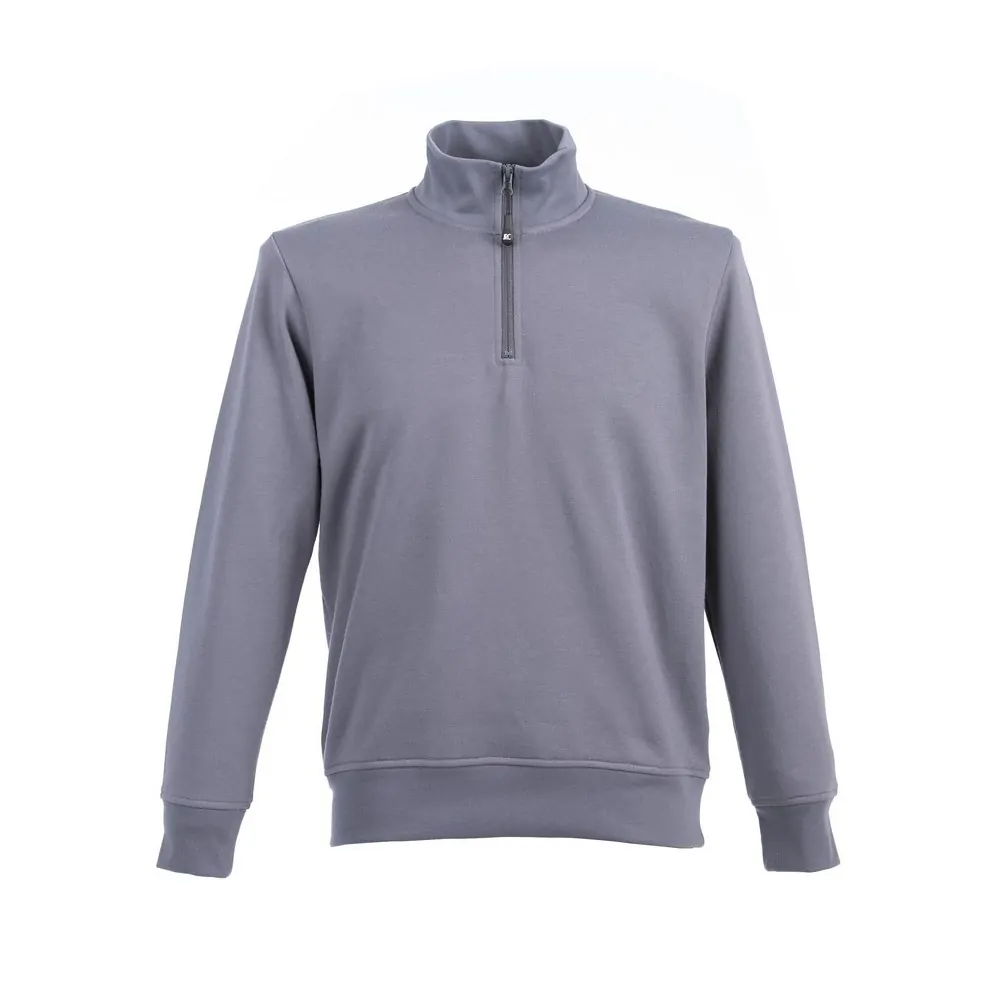 Φωτογραφία από Pamplona - Unisex μπλούζα φούτερ με φερμουάρ σε χρώμα Grey