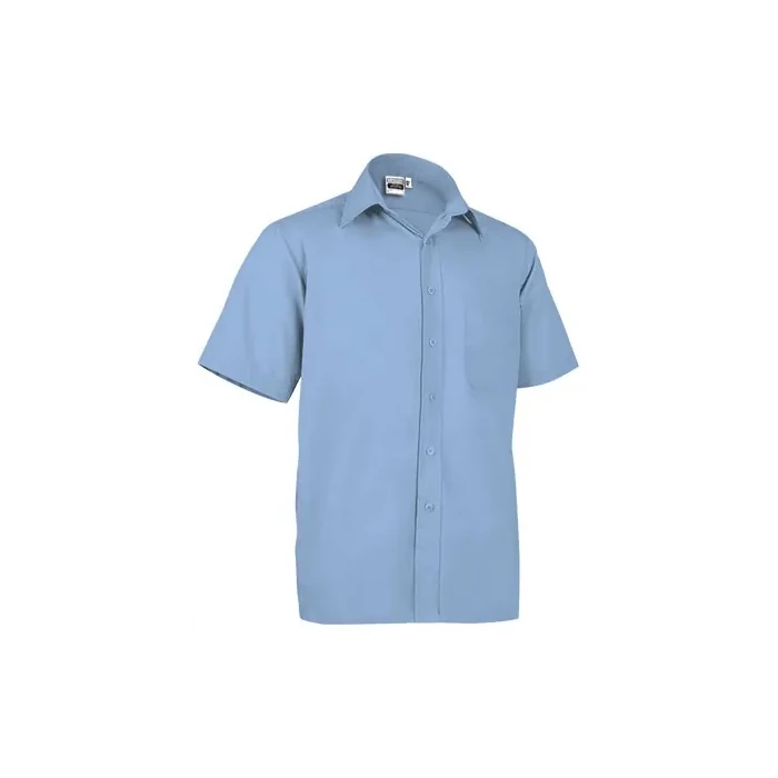 Φωτογραφία από SSL Oporto - Ανδρικό κοντομάνικο πουκάμισο σε χρώμα Sky Blue