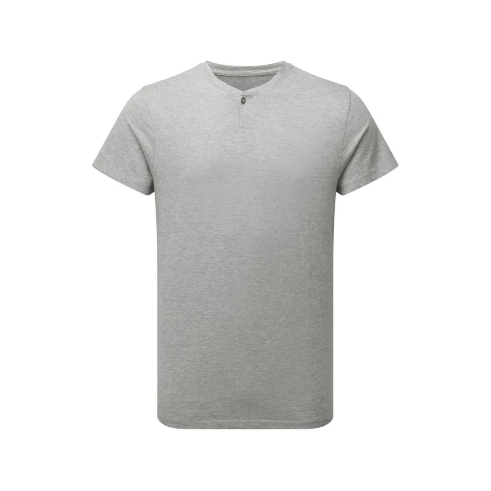 Φωτογραφία από 'Comis' - Ανδρικό T-shirt με κουμπί σε χρώμα Grey Melange