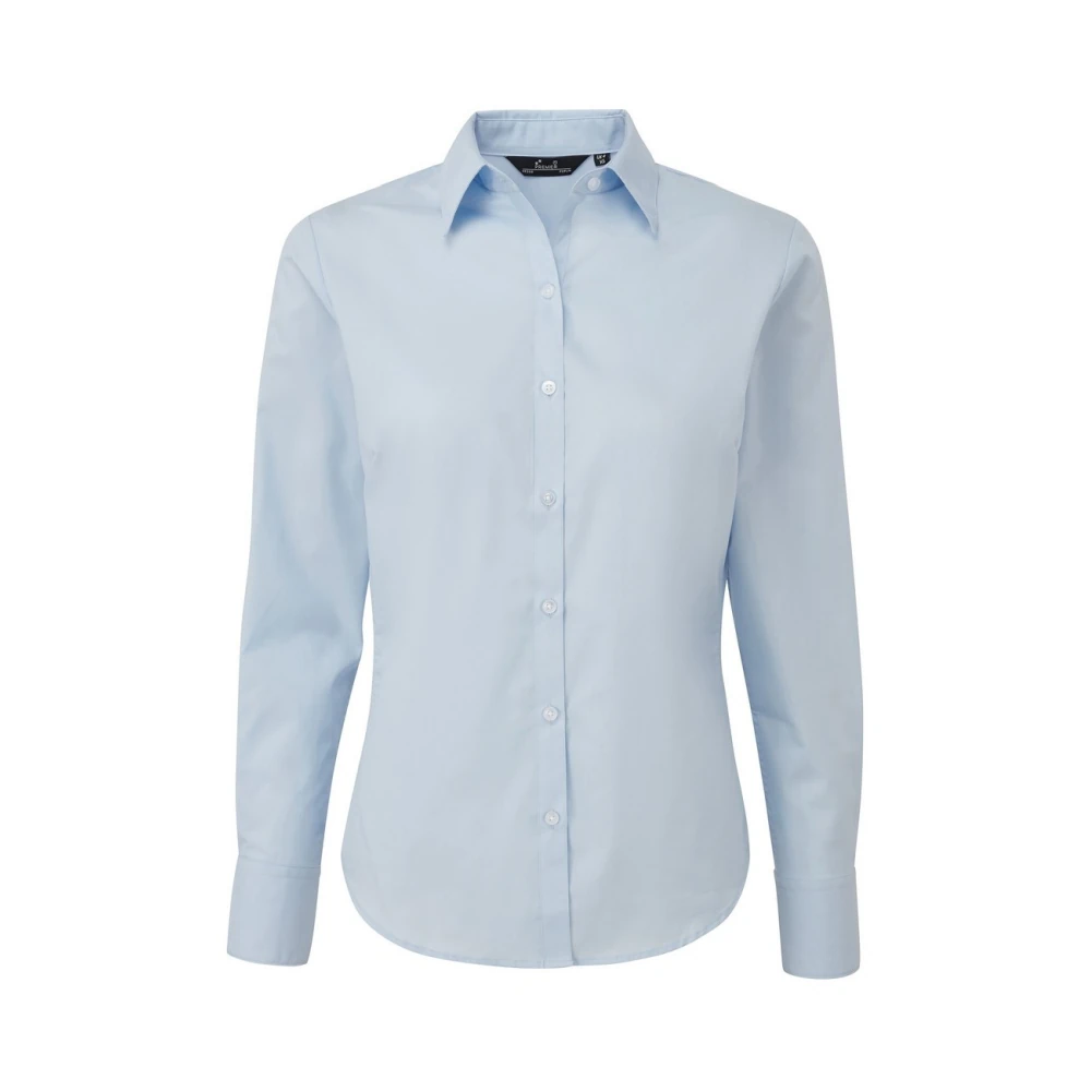Φωτογραφία από PR300 - Γυναικείο μακρυμάνικο πουκάμισο από ποπλίνα σε χρώμα Light Blue