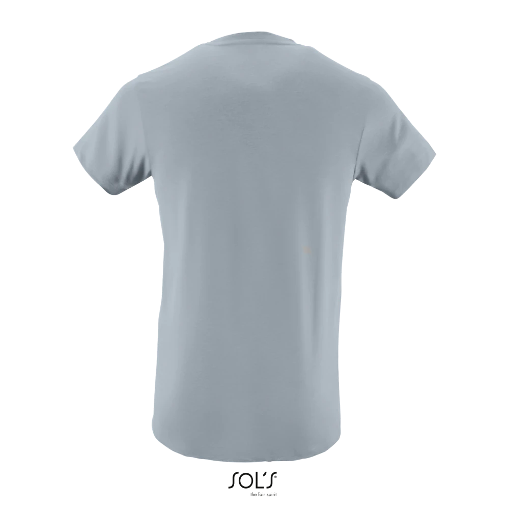 Φωτογραφία από πίσω από Regent Fit - Ανδρικό T-shirt σε στενή γραμμή σε χρώμα Pure Grey