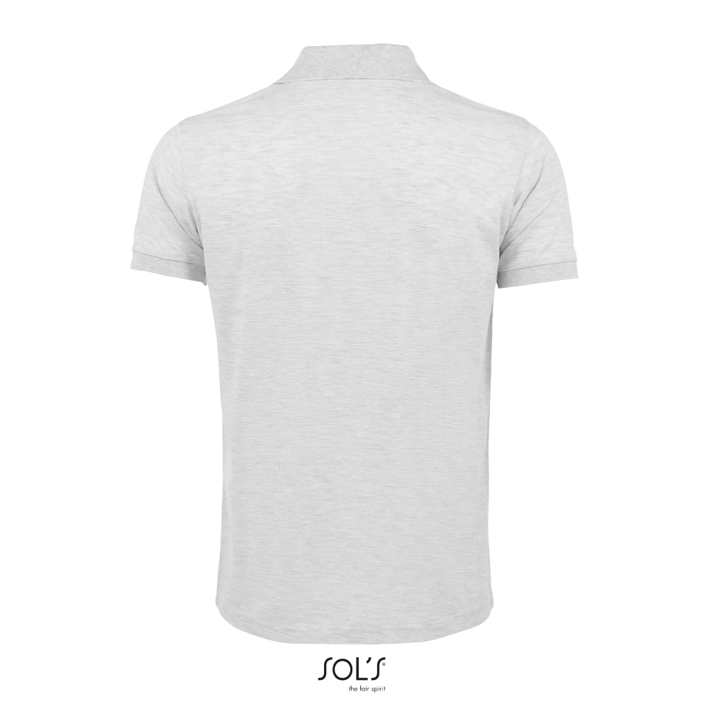 Φωτογραφία από πίσω από Prime Men 4-5XL - Ανδρικό πόλο πικέ σε χρώμα Ash