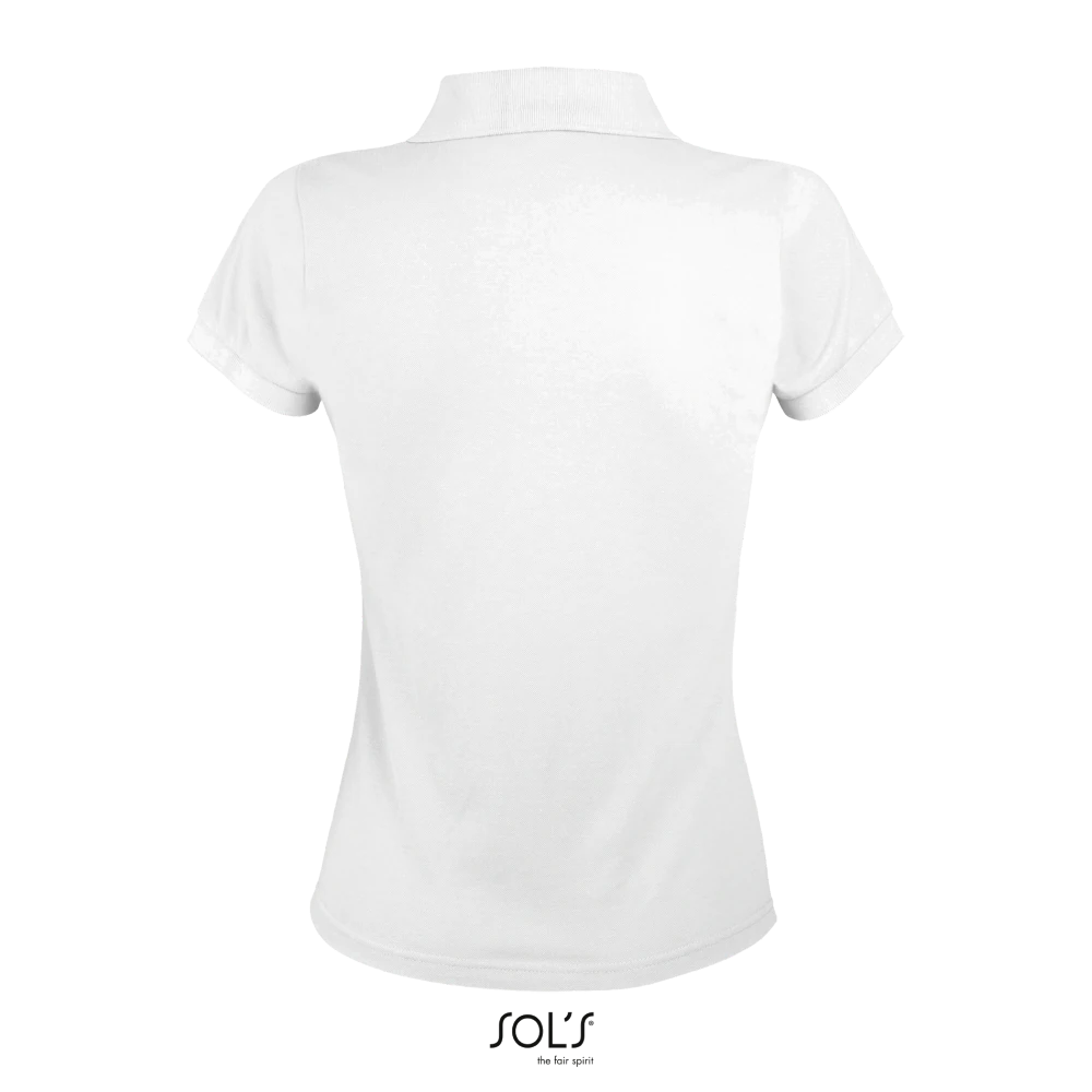 Φωτογραφία από πίσω από Prime Women Λευκό 3XL - Γυναικείο πόλο πικέ σε χρώμα White