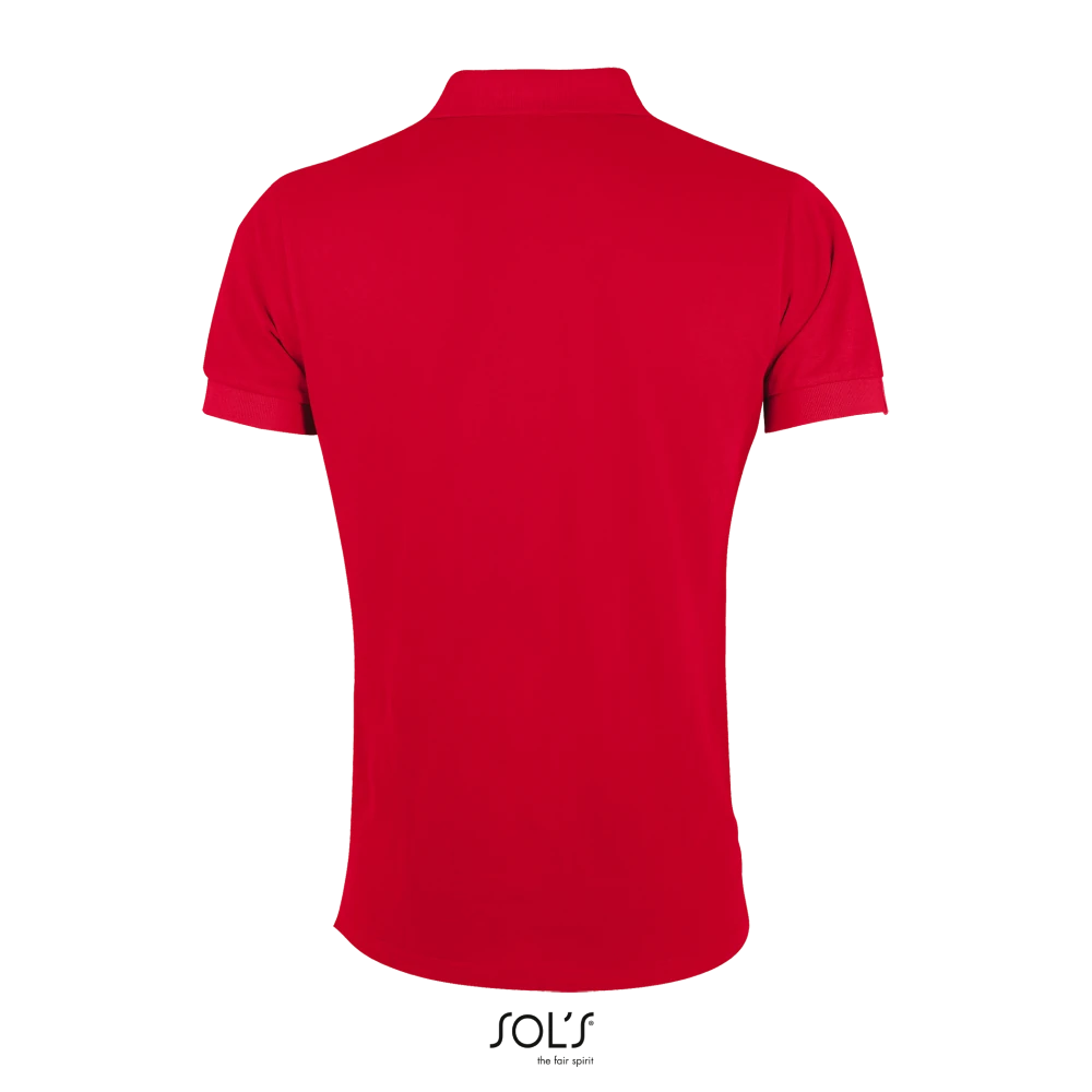 Φωτογραφία από πίσω από Portland Men 3XL - Ανδρικό πόλο πικέ σε χρώμα Red