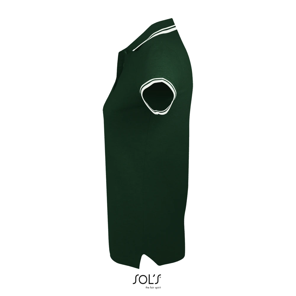 Φωτογραφία προφίλ από Pasadena Women - Γυναικείο πόλο πικέ σε χρώμα Forest Green-White