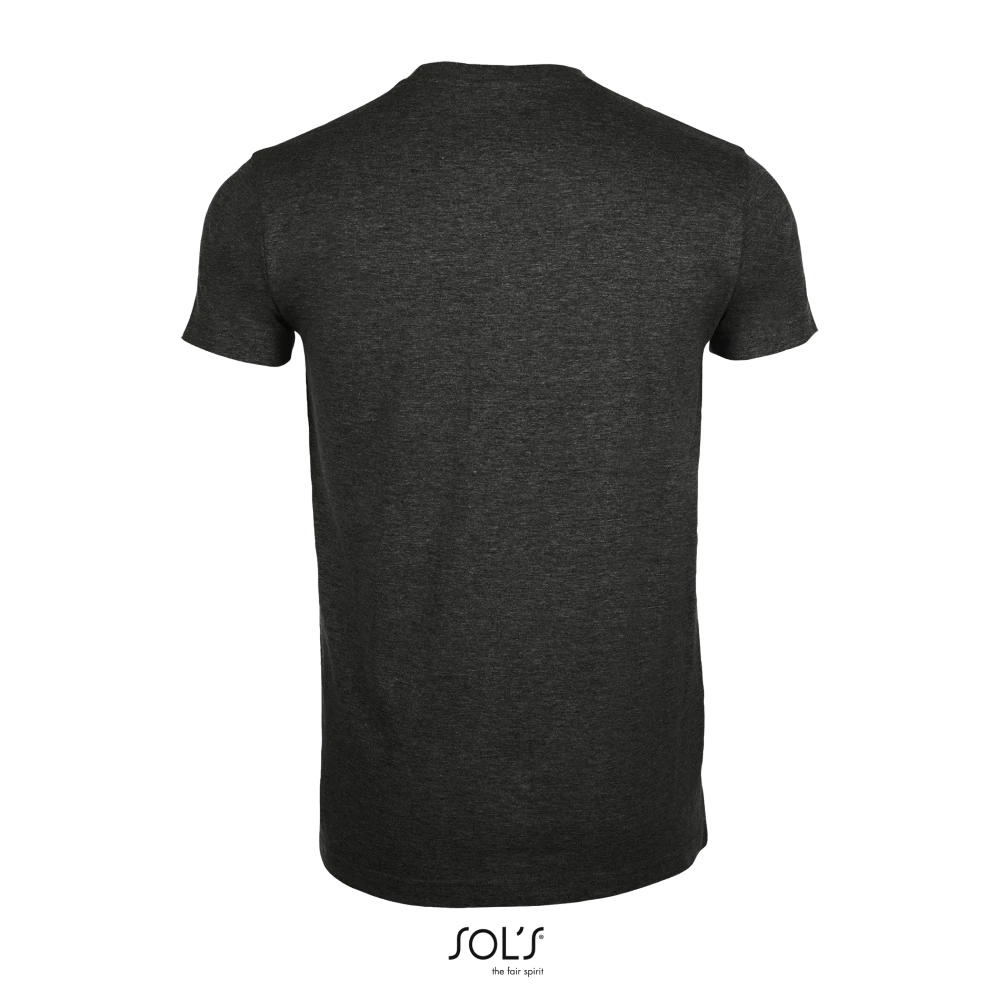 Φωτογραφία από πίσω από Imperial Fit Heather - Ανδρικό T-shirt σε χρώμα Charcoal Melange