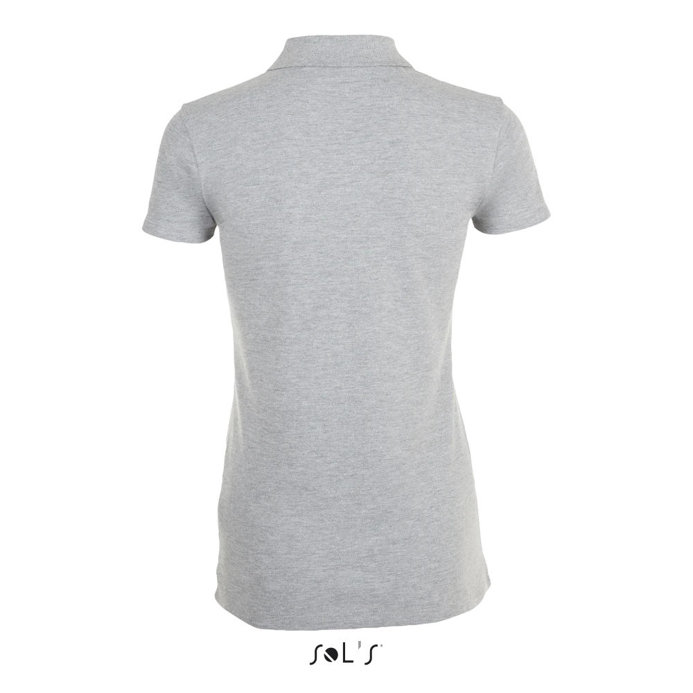 Φωτογραφία από πίσω από Phoenix Women - Γυναικείο πόλο πικέ σε χρώμα Grey Melange