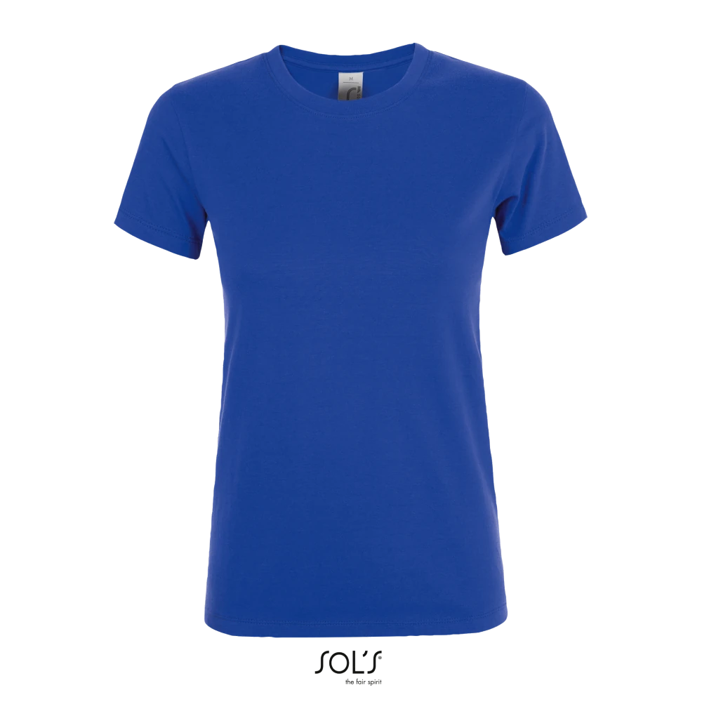 Φωτογραφία από μπροστά από Regent Women 3XL - Γυναικείο T-shirt σε χρώμα Royal Blue