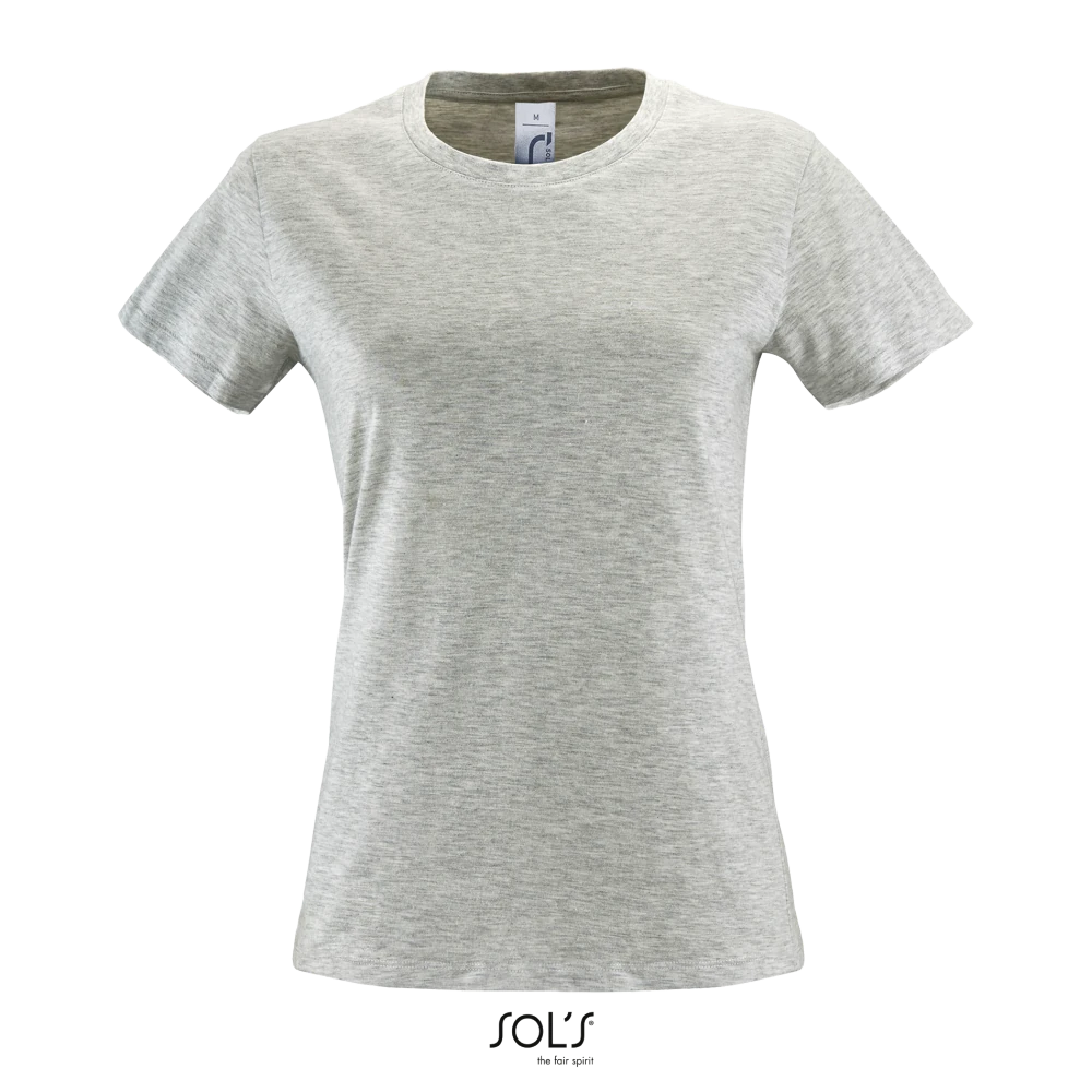 Φωτογραφία από μπροστά από Regent Women - Γυναικείο T-shirt σε χρώμα Ash