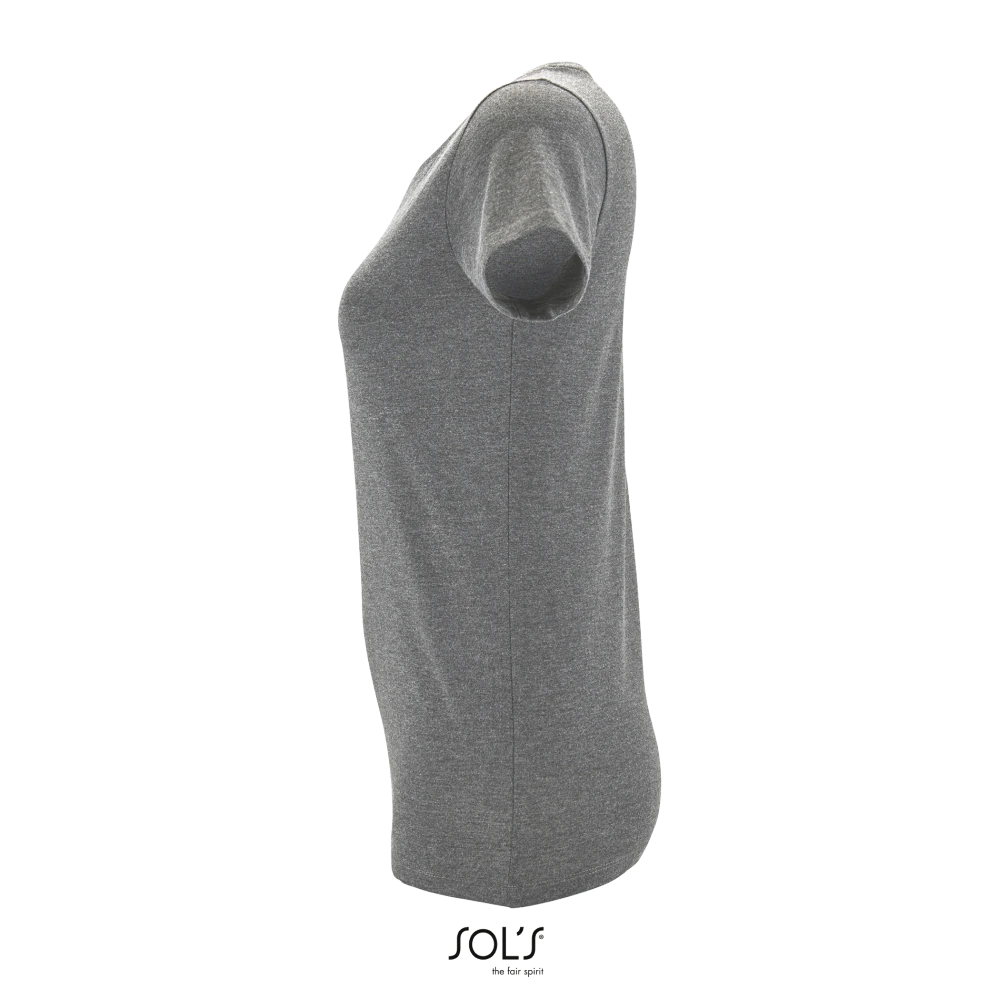 Φωτογραφία προφίλ από Regent Fit Women - Γυναικείο T-shirt σε στενή γραμμή σε χρώμα Grey Melange