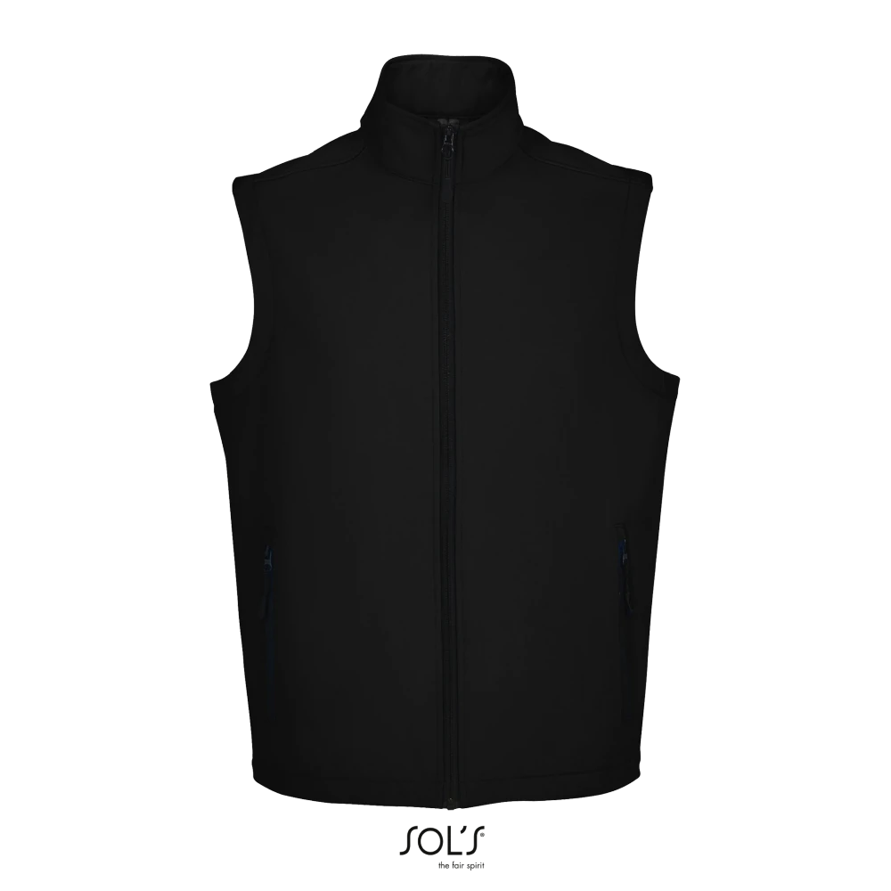 Φωτογραφία από μπροστά από Race BW Men 4XL - Ανδρικό softshell γιλέκο σε χρώμα Black