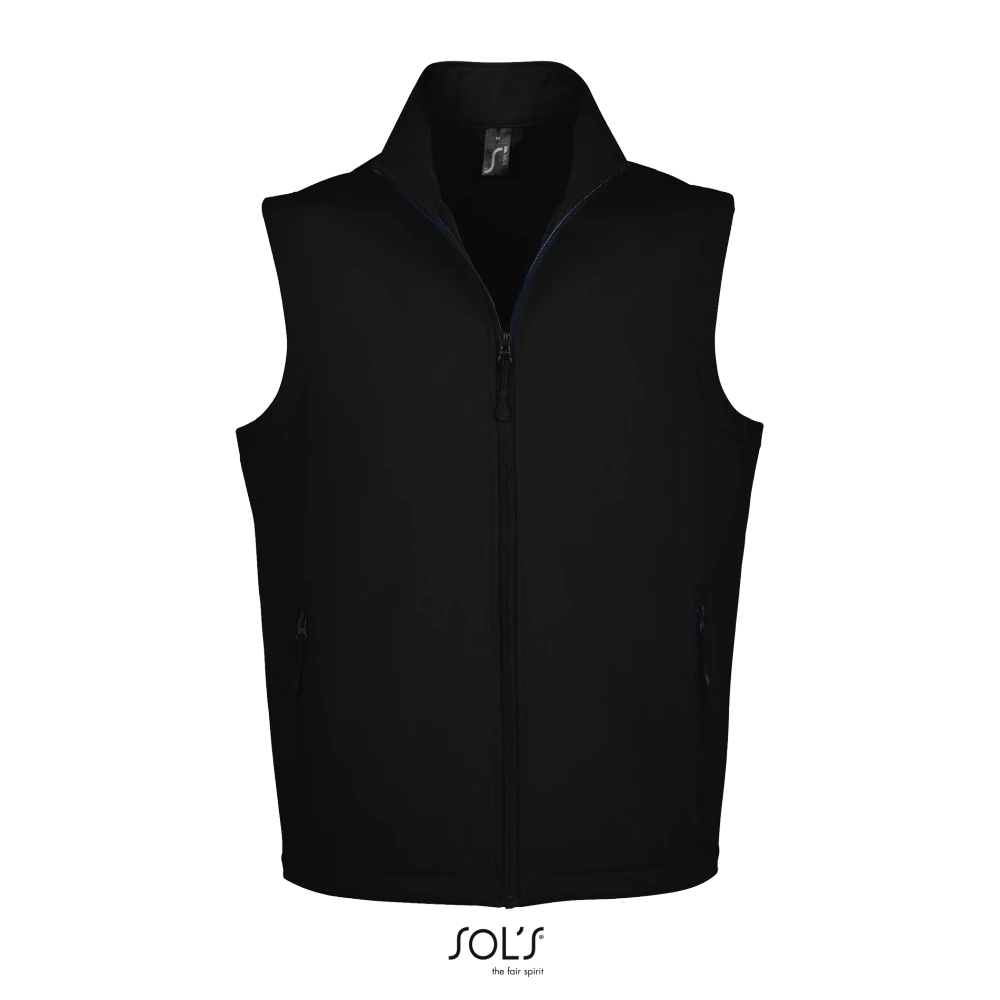 Φωτογραφία από πίσω από Race BW Men 4XL - Ανδρικό softshell γιλέκο σε χρώμα Black