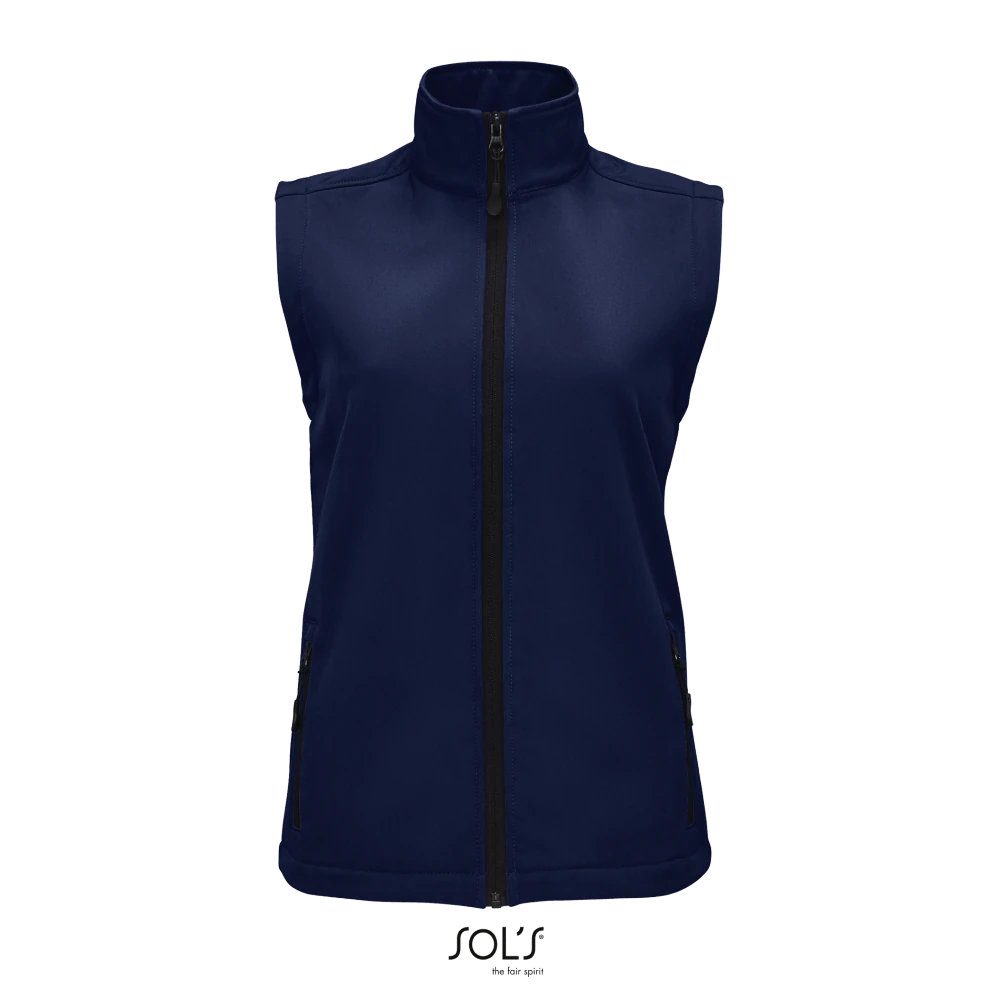 Φωτογραφία από μπροστά από Race BW Women - Γυναικείο softshell γιλέκο σε χρώμα French Navy