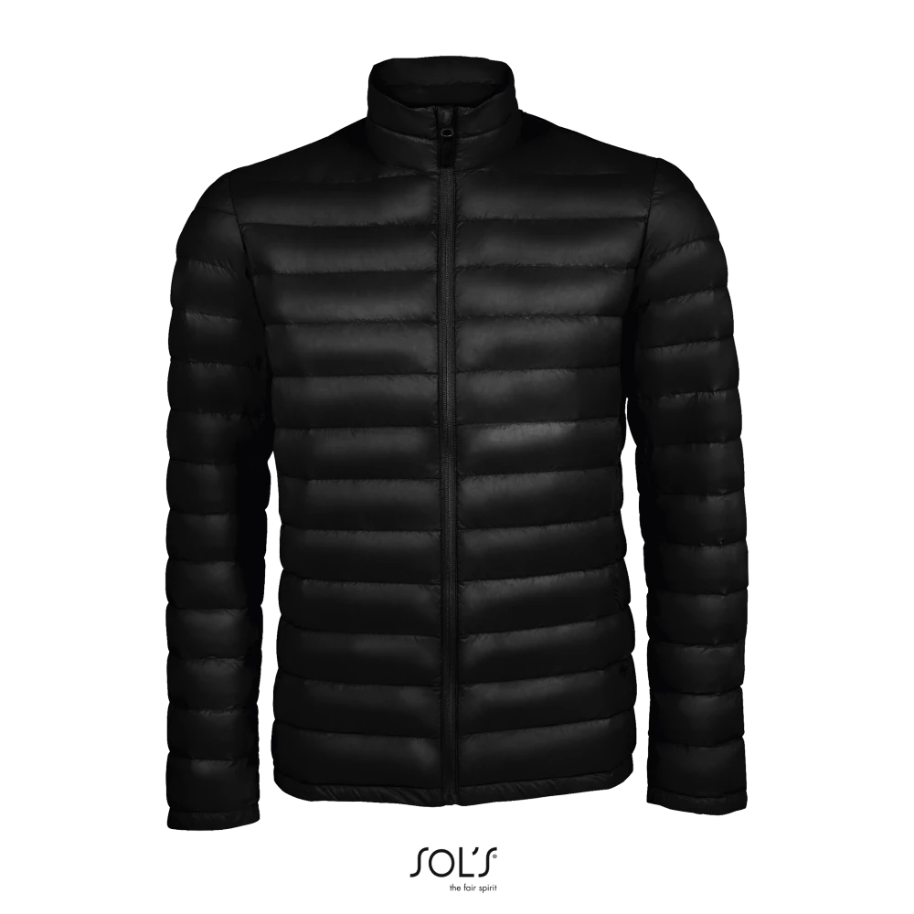 Φωτογραφία από μπροστά από Wilson Men 3XL - Ανδρικό ελαφρύ πουπουλένιο τζάκετ σε χρώμα Black