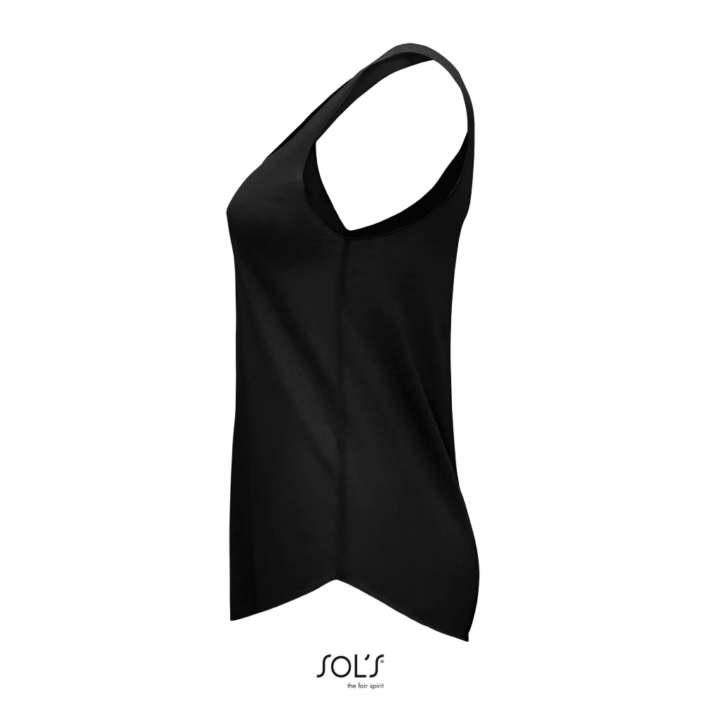 Φωτογραφία προφίλ από Jade - Γυναικείο ελαφρύ αμάνικο μπλουζάκι σε χρώμα Black