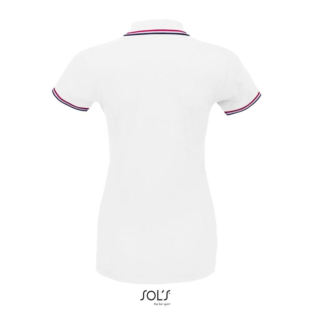 Φωτογραφία από πίσω από Prestige Women Λευκό - Γυναικείο πόλο σε χρώμα White