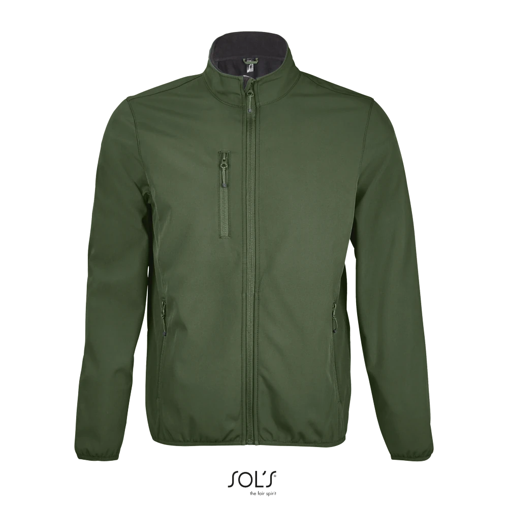 Φωτογραφία από μπροστά από Radian Men 3-4XL - Ανδρικό softshell σε χρώμα Forest Green