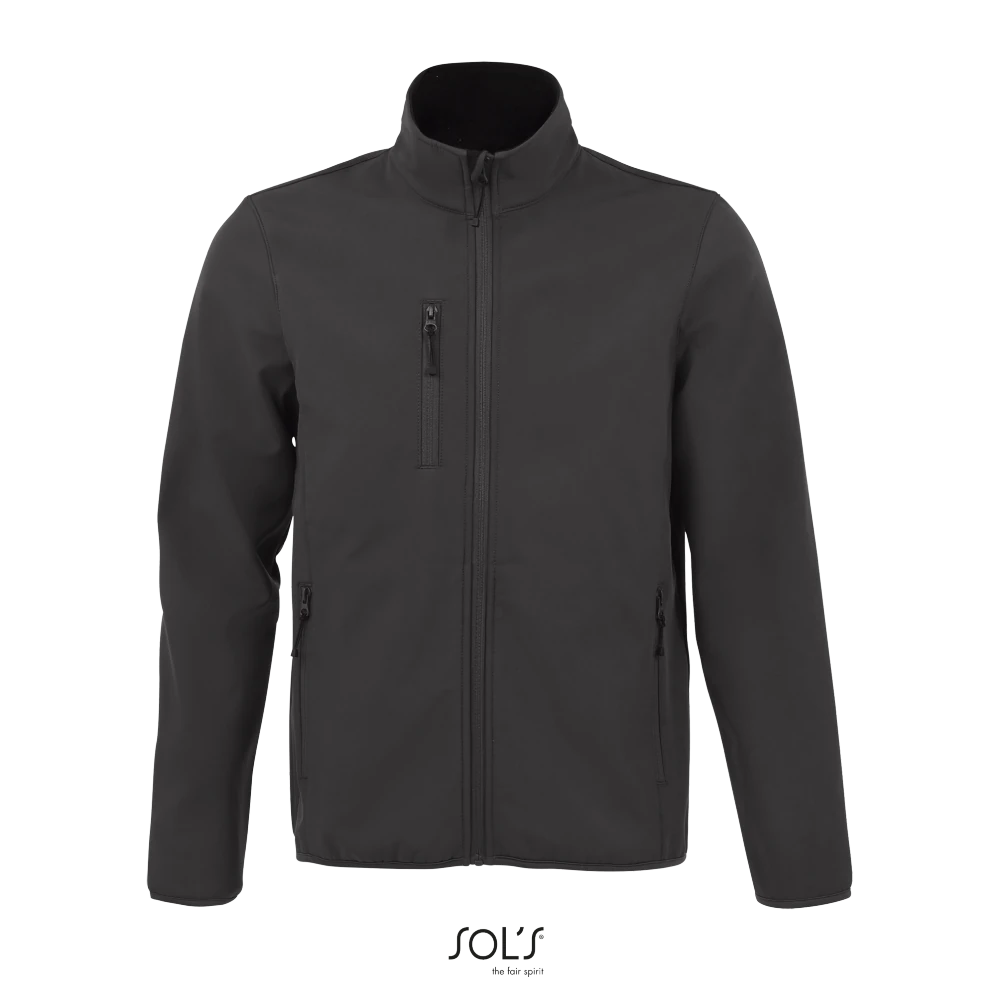 Φωτογραφία από μπροστά από Radian Men 3-4XL - Ανδρικό softshell σε χρώμα Charcoal Grey