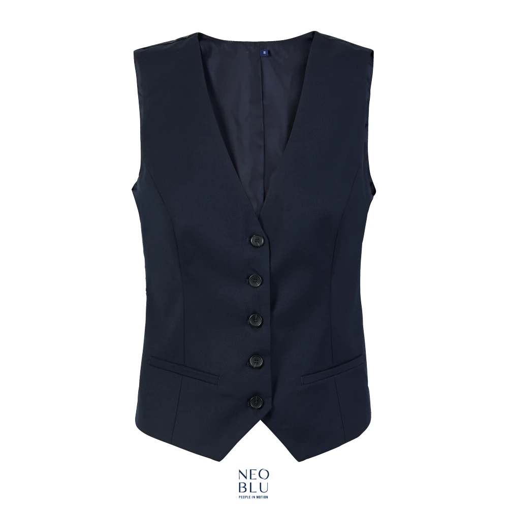 Φωτογραφία από μπροστά από Max Women (48-58) - Γυναικείο γιλέκο κοστουμιού σε χρώμα Night