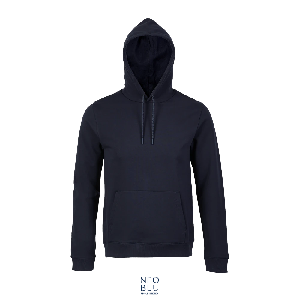 Φωτογραφία από μπροστά από Nicholas Men 3-4XL - Ανδρικό φούτερ με κουκούλα σε χρώμα Night