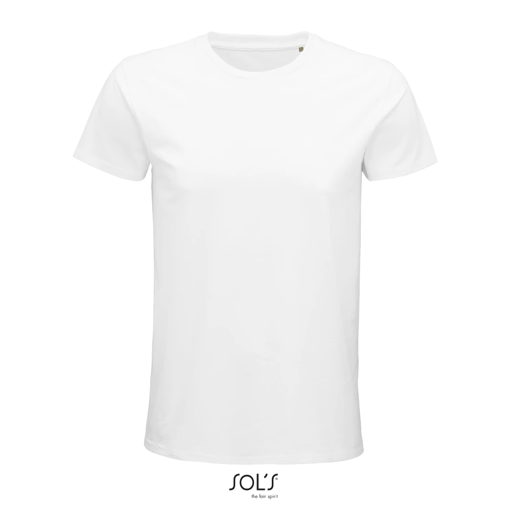 Φωτογραφία από μπροστά από Pioneer Men Λευκό 4XL - Ανδρικό οργανικό T-shirt σε χρώμα White