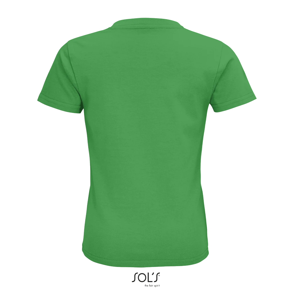 Φωτογραφία από πίσω από Pioneer Kids - Παιδικό οργανικό T-shirt σε χρώμα Kelly Green