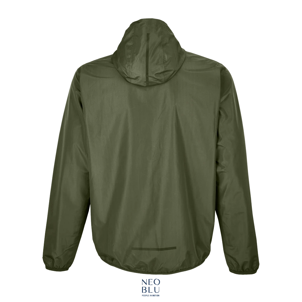 Φωτογραφία από πίσω από Andrea 3XL - Unisex αντιανεμικό και αδιάβροχο σε χρώμα Deep Khaki