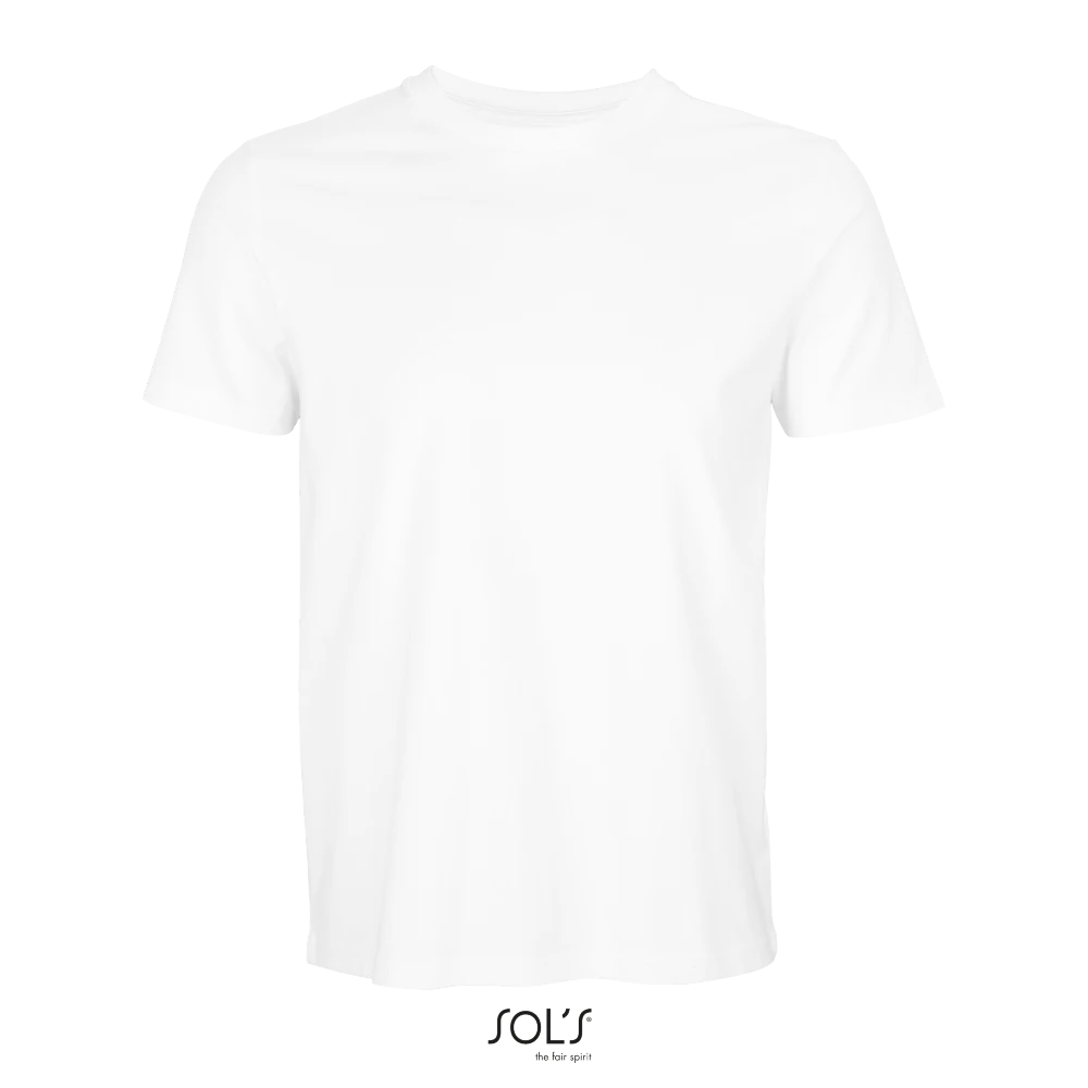 Φωτογραφία από μπροστά από Odyssey 3XL - Unisex ανακυκλωμένο T-shirt σε χρώμα White Recycled