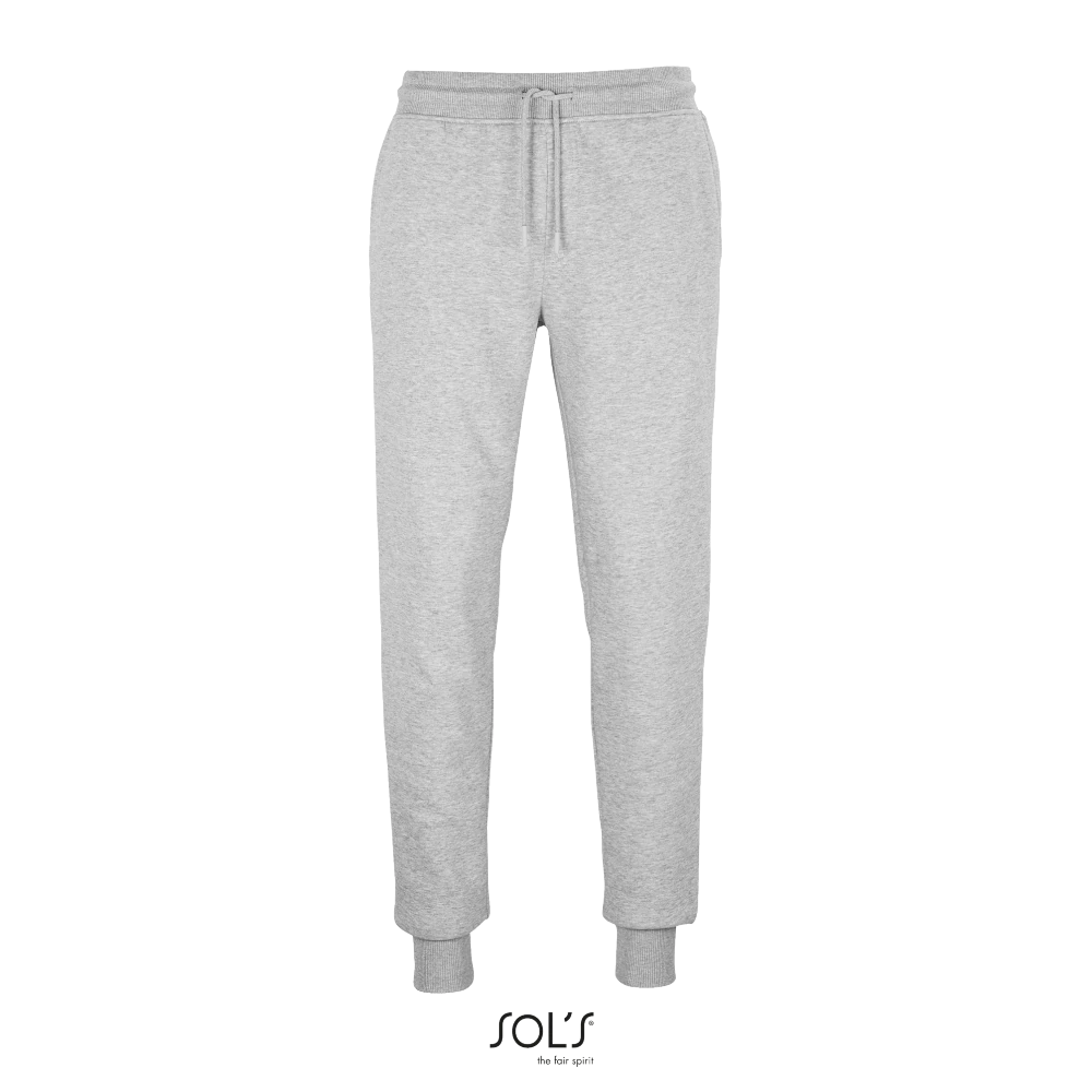Φωτογραφία από μπροστά από Jumbo 3XL - Unisex αθλητική φόρμα φούτερ σε στενή γραμμή σε χρώμα Grey Melange