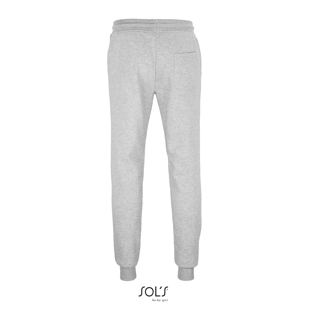 Φωτογραφία από πίσω από Jumbo 3XL - Unisex αθλητική φόρμα φούτερ σε στενή γραμμή σε χρώμα Grey Melange