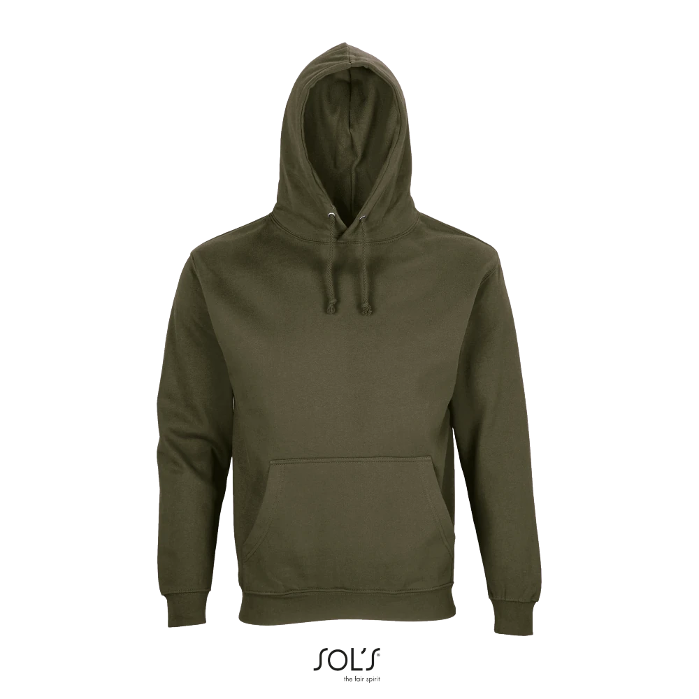 Φωτογραφία από μπροστά από Condor 3XL - Unisex μπλούζα φούτερ με κουκούλα σε χρώμα Army
