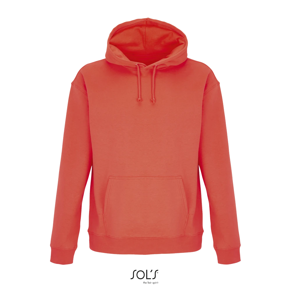 Φωτογραφία από μπροστά από Condor 3XL - Unisex μπλούζα φούτερ με κουκούλα σε χρώμα Pop Orange