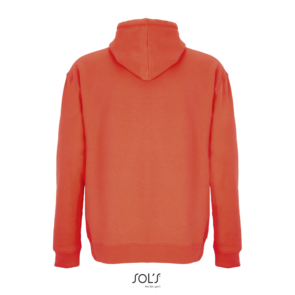 Φωτογραφία από πίσω από Condor 3XL - Unisex μπλούζα φούτερ με κουκούλα σε χρώμα Pop Orange