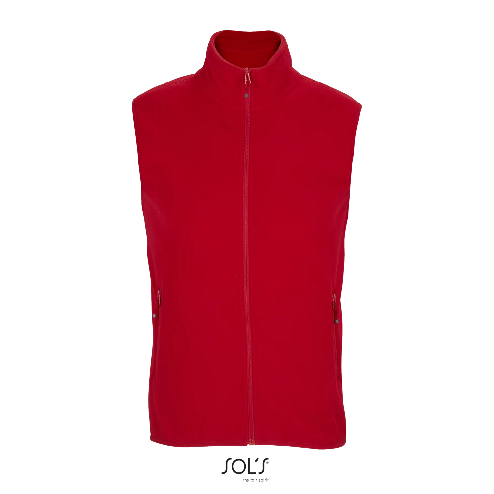Φωτογραφία από μπροστά από Factor BW 4-5XL - Unisex γιλέκο fleece σε χρώμα Red