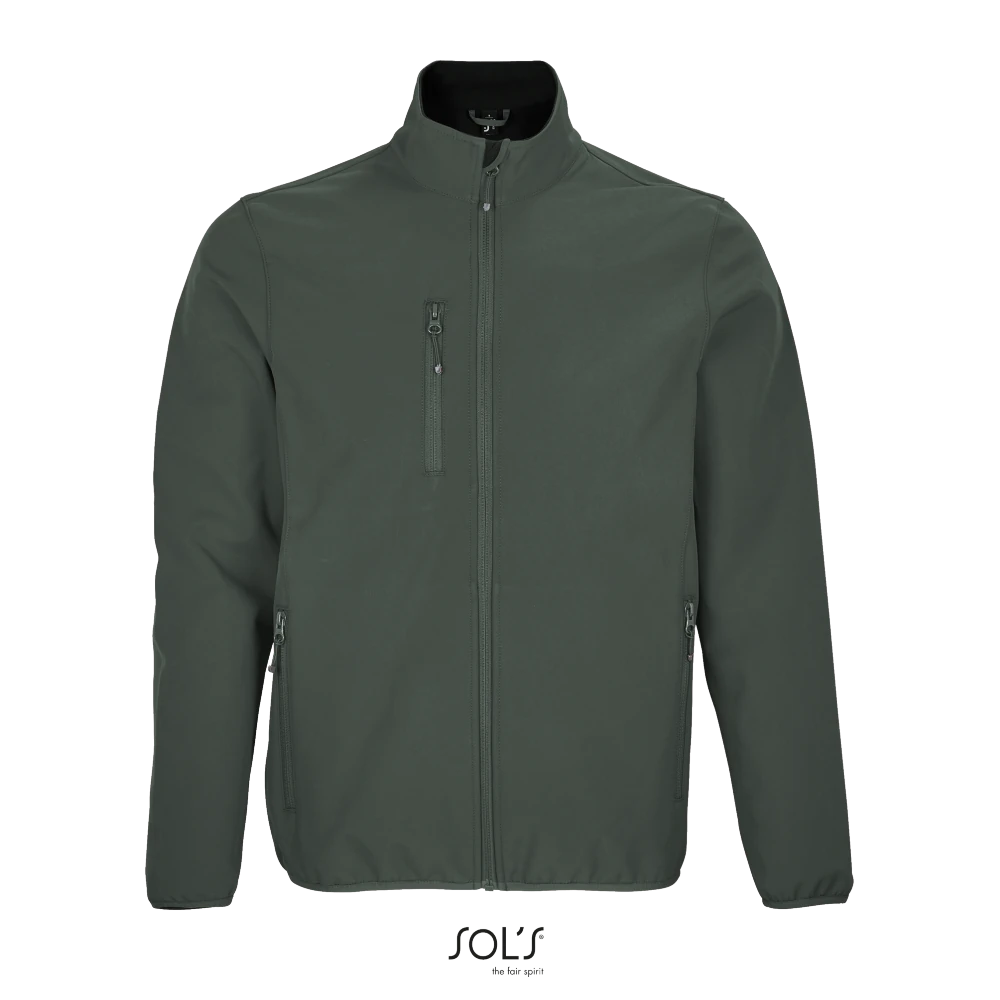 Φωτογραφία από μπροστά από Falcon Men 4XL - Ανδρικό softshell σε χρώμα Forest Green