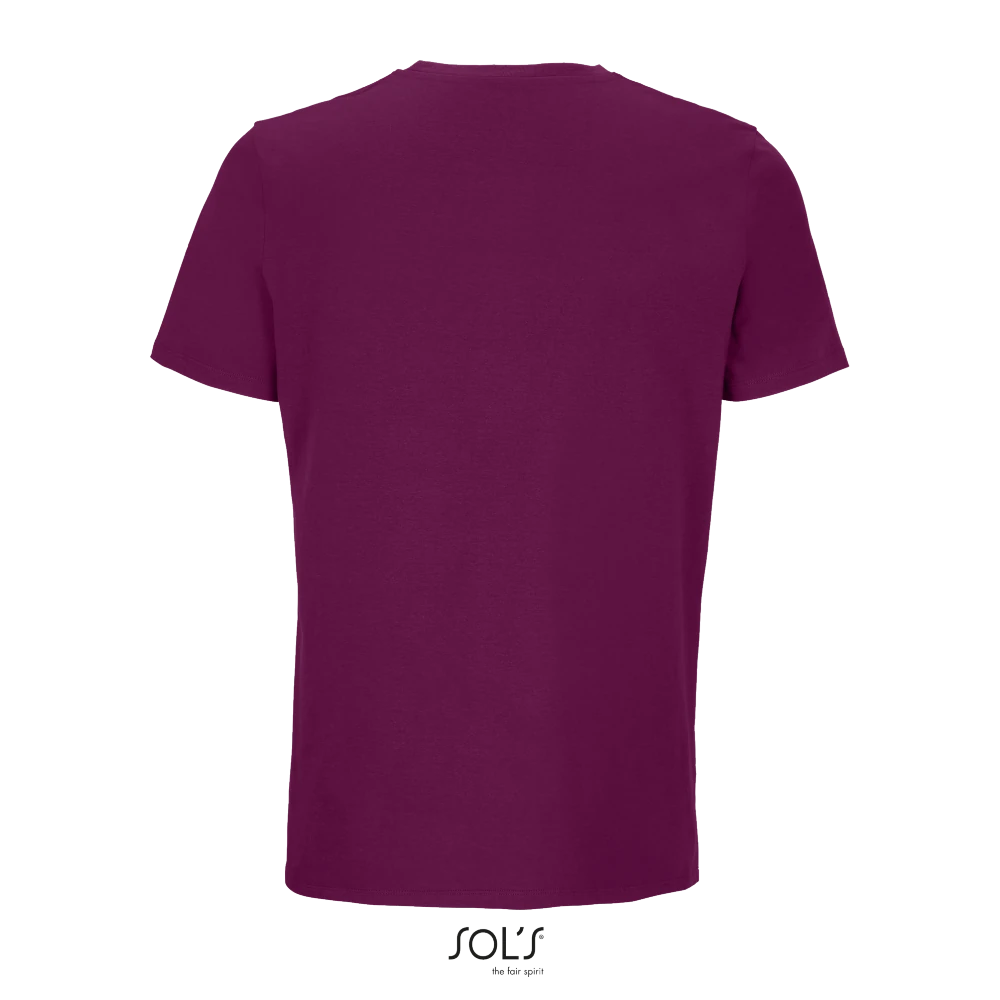 Φωτογραφία από πίσω από Legend 3XL - Unisex οργανικό T-shirt σε χρώμα Astral Purple