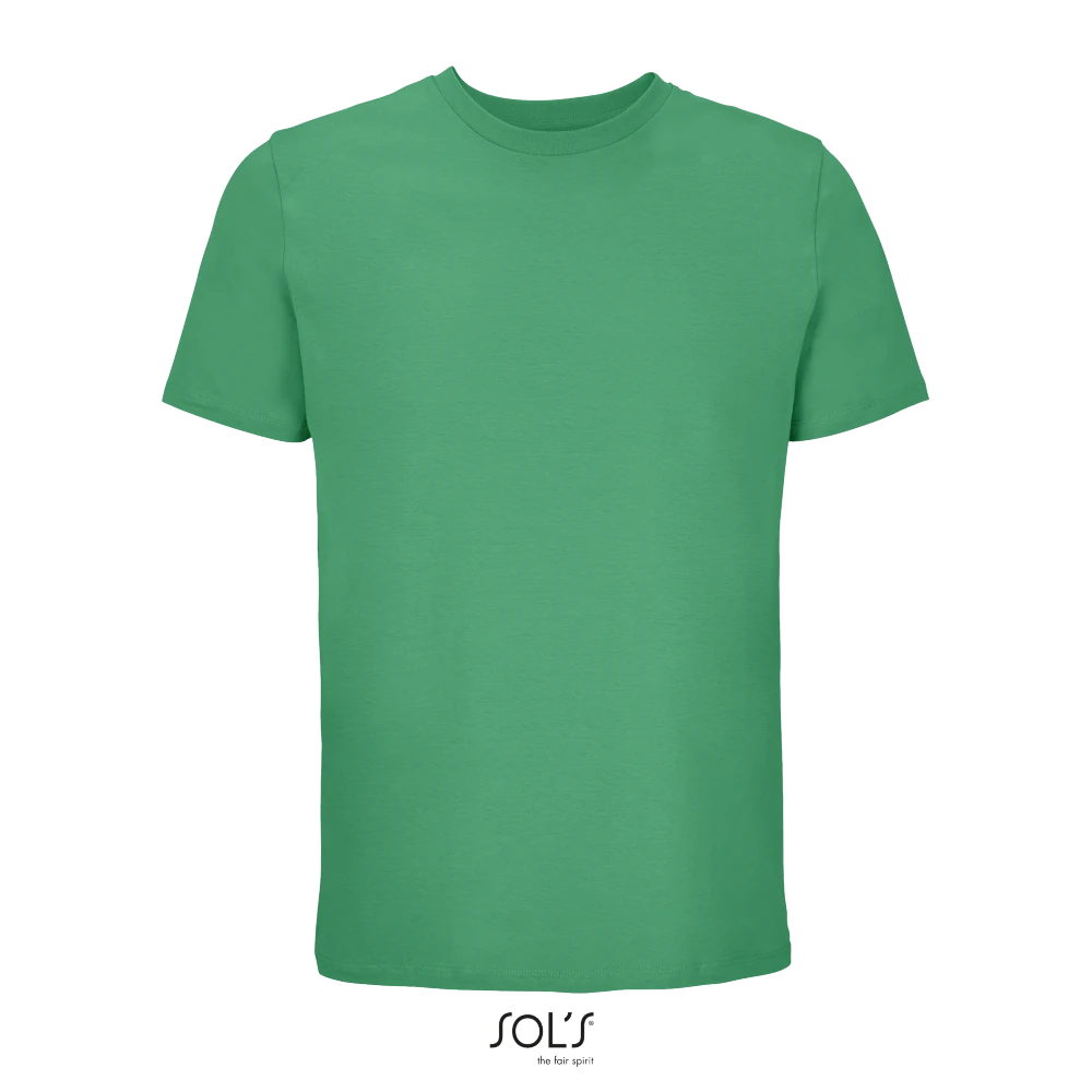 Φωτογραφία από μπροστά από Legend 3XL - Unisex οργανικό T-shirt σε χρώμα Spring Green