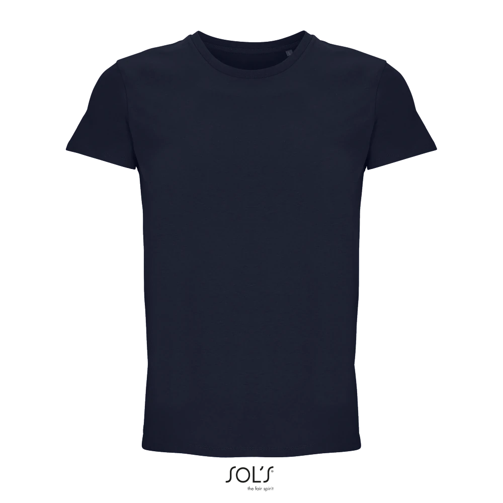 Φωτογραφία από μπροστά από Re Crusader 4XL - Unisex eco-friendly T-shirt σε χρώμα French Navy