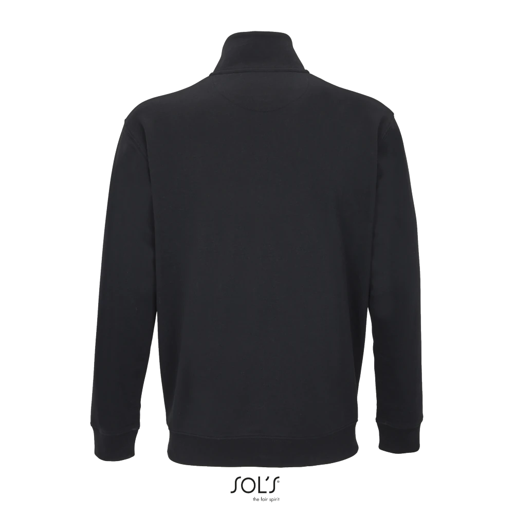 Φωτογραφία από πίσω από Conrad 4XL - Unisex μπλούζα φούτερ με φερμουάρ σε χρώμα Black