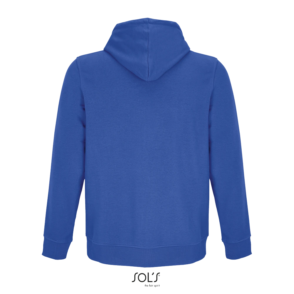 Φωτογραφία από πίσω από Calipso 3XL - Unisex ζακέτα φούτερ με κουκούλα σε χρώμα Royal Blue