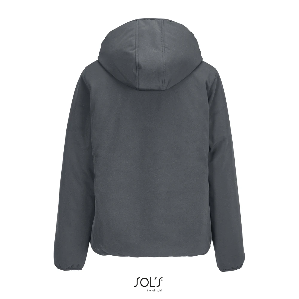 Φωτογραφία από πίσω από Falcon Padded Women 3XL - Γυναικείο softshell σε χρώμα Charcoal Grey