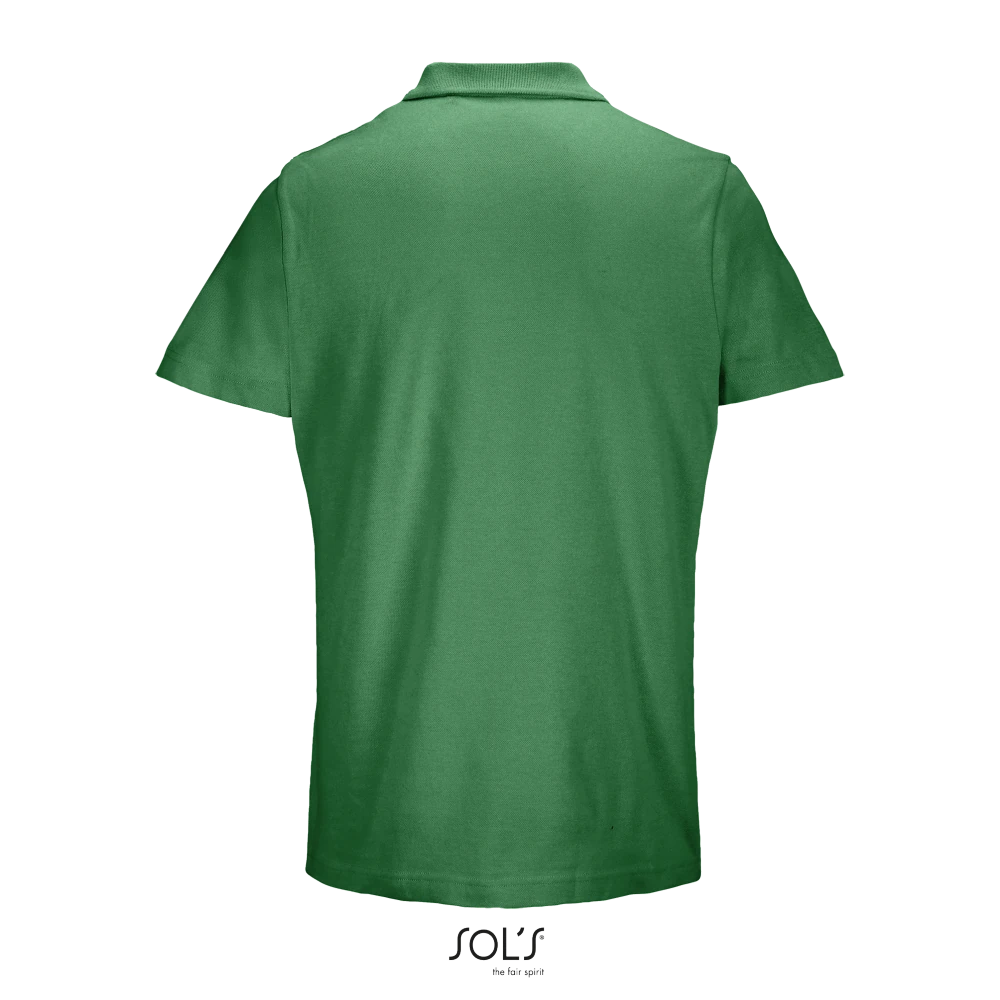 Φωτογραφία από πίσω από Pulse - Unisex πόλο πικέ σε χρώμα Kelly Green