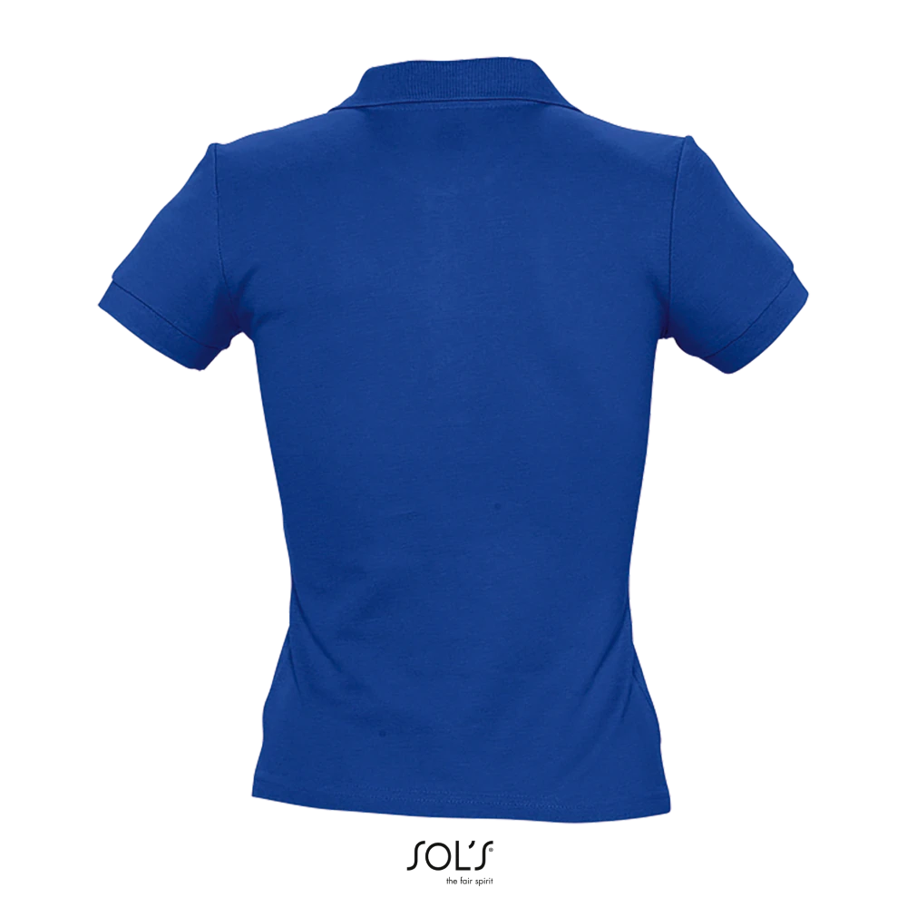 Φωτογραφία από πίσω από People 3XL - Γυναικείο πόλο πικέ σε χρώμα Red