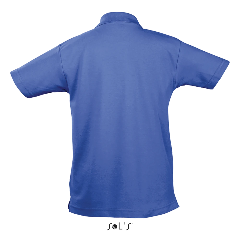 Φωτογραφία από πίσω από Summer II Kids - Παιδικό πόλο πικέ σε χρώμα Royal Blue