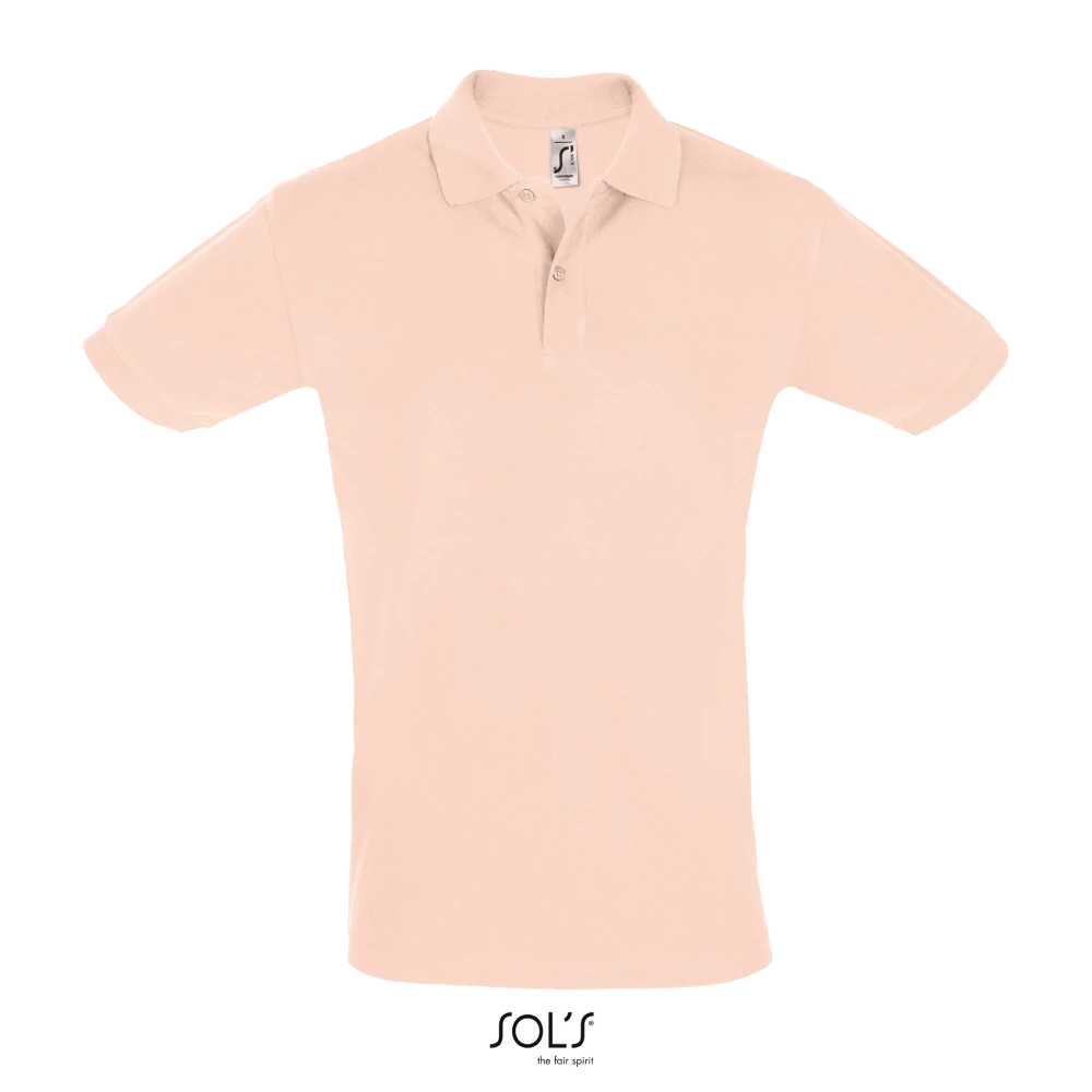 Φωτογραφία από μπροστά από Perfect Men 3XL - Ανδρικό πόλο πικέ σε χρώμα Creamy Pink