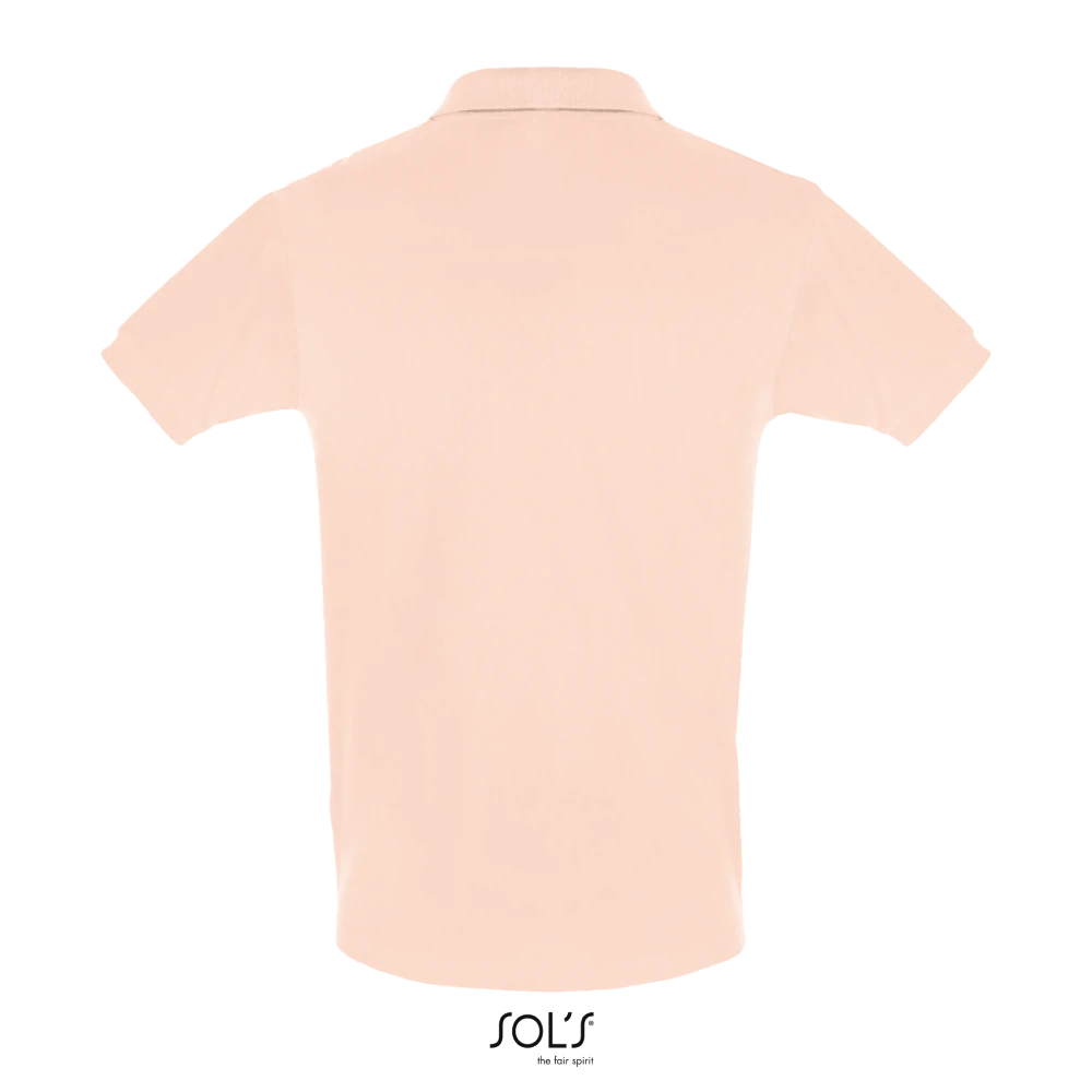 Φωτογραφία από πίσω από Perfect Men 3XL - Ανδρικό πόλο πικέ σε χρώμα Creamy Pink