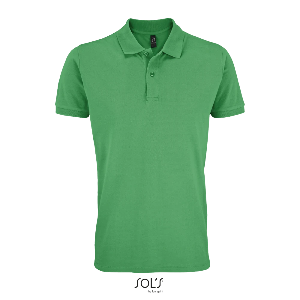 Φωτογραφία από μπροστά από Perfect Men 4-5XL - Ανδρικό πόλο πικέ σε χρώμα Spring Green