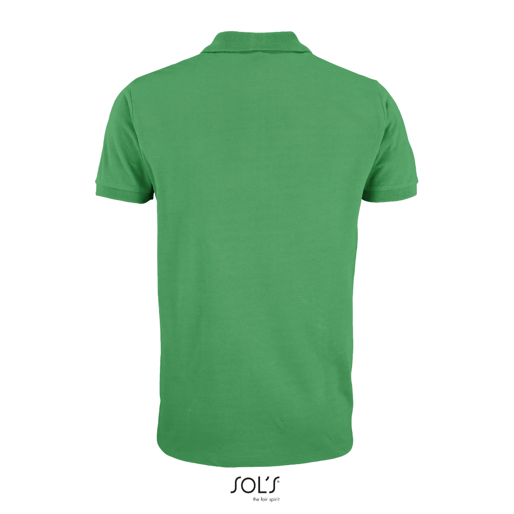 Φωτογραφία από πίσω από Perfect Men 4-5XL - Ανδρικό πόλο πικέ σε χρώμα Spring Green