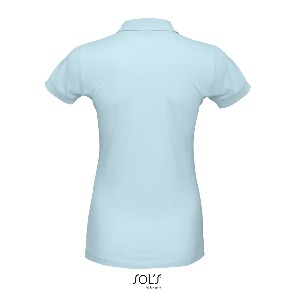 Φωτογραφία από πίσω από Perfect Women - Γυναικείο πόλο πικέ σε χρώμα Creamy Blue