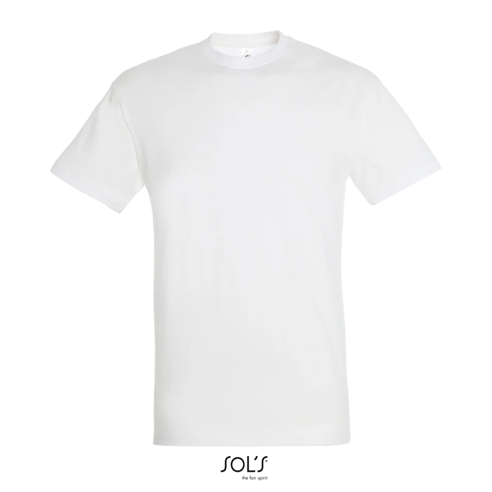 Φωτογραφία από μπροστά από Regent Λευκό 4-5XL - Unisex T-shirt σε χρώμα White